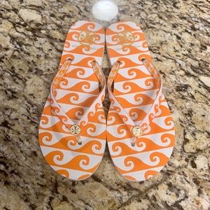 Tory Burch Flip Flops, Size 9